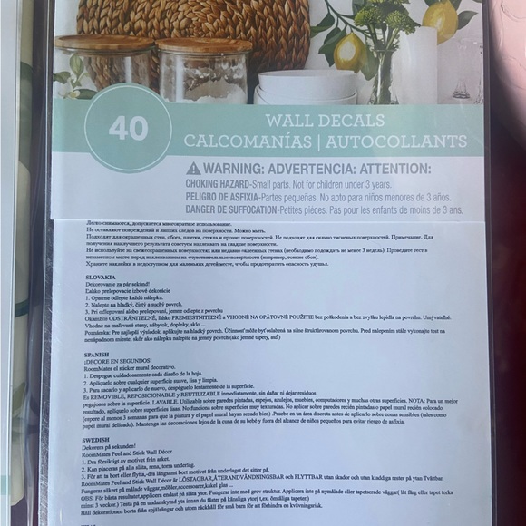 RoomMates Peel & Stick Wall Decals 40 Lemons 🍋 To Accent Your Kitchen Walls Look - Picture 4 of 4